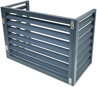 Outdoor Air Conditioner Privacy Fence, Decorative Heat Pump Cover, Weath...