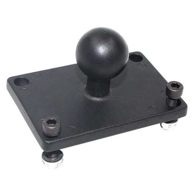 Image of Strg 1'' Ball Mounts Base with Rectangle Plate, Ball Base Mount Compatible with RAM and B Size 1 inch Ball Double Socket Arm