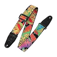 Durable and comfortable guitar strap Canadian made Suitable for Acoustic, Electric and Bass guitars Used on stages all over the world! Includes headstock lace