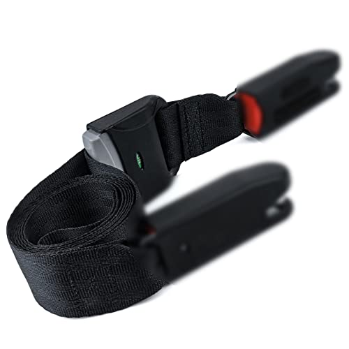 DIRAWOR Car Fixing Strap Pad Pads Compatible with Universal Isofix Kids Seat Fixing Straps with Latch Interface Accessory Cover
