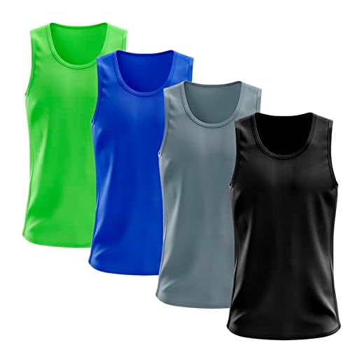 Kit 4 Regatas Dry Fit Lisa Básica Proteção Solar UV Térmica Camiseta Treino Academia Ciclismo 834, Tam. G (VDE, AZL, CNZ, PTO)