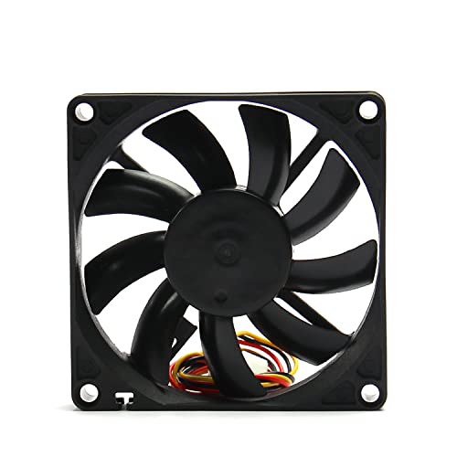 Fielect 12V Brushless Dc Cooling Fan 80X80X15Mm 0.1A Computer Fan Cpu Fan Long Life Sleeve Bearing Computer Case Cooling Fan #TOP3