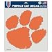 Clemson Tigers Full Color Die Cut Decal - 8" X 8"