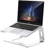 Svarog Laptop Stand, Detachable Computer Stand, Ergonomic Aluminum Laptop Stand for Desk, Laptop Riser Notebook Holder Compatible with MacBook Pro Air, Lenovo, HP, Dell, More 10-17' Laptops (Sliver)
