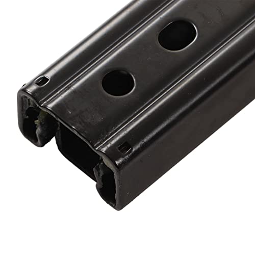Aramox Sitzschienen-Set, Doppelt Verriegelbare Sitzgleitschienen, Sitzschienen-Set aus Stahl, Doppelschienen, Doppelt Verriegelbar, Verstellbare Sitzschienen für Wohnmobile, Boote, LKW