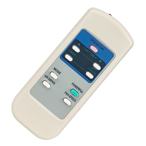 VINABTY Control Remoto infrarrojo de reemplazo Panasonic CW-XC104HU A75C4187 A75C2454 Room Air Conditioner