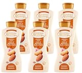 Spuma di Sciampagna Bagnoschiuma Crema Latte di Mandorla e Burro di Karitè, Idratante con Ingredienti Naturali, 650ml, Confezione da 3 o 6 Pezzi (6)