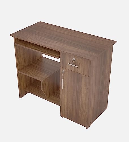 Image of COUCH CULTURE Relish Engineered Wood Study Table | Multi-Purpose Study Table | Computer Table for Students | Office Table with Drawers | Desk for Work from Home | 1 Year Warranty - Leon Teak