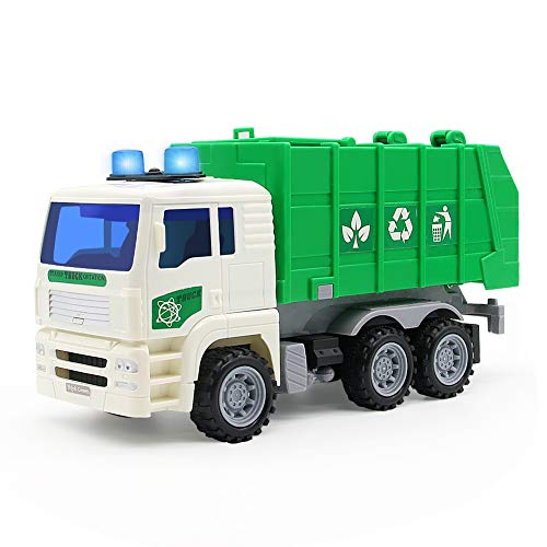 Symiu Coche de Basura de Juguete con Sonido para Coche, camión, Modelo, Regalo de cumpleaños y cumpleaños Infantiles, para niños y niñas a Partir de 3 4 5 6 años (Multiuso) Cover
