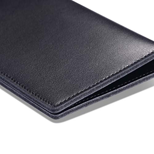 HISCOW Minimalist Thin Bifold Card Holder - Italian Calfskin4