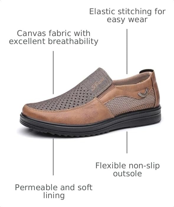 Image of COSIDRAM Mens Loafer Casual Shoes Comfort Lightweight Driving Walking Shoes