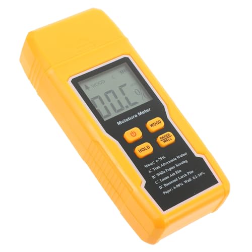 LALAFINA Digital Moisture Meter Wood Moisture Reader Lcd Display Dampness Tester for Wood