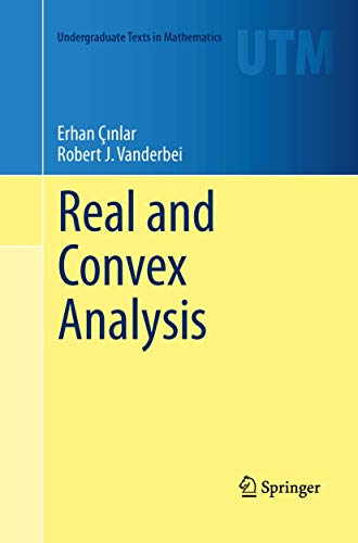 Real and Convex Analysis (Undergraduate Texts in Mathematics)