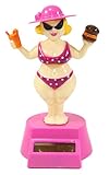 Solar Toy ~ Dancing Cool Beach Bikini Lady with Swimming Suit Bobble Head Car Dash Home Decor US Seller