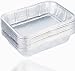 TK Gruppe Timo Klingler 20er Einwegschale 1200 ml aus Aluminium zum Grillen - Aluschale ca. 19x15x4 cm Grillschale - Fettauffangschale Gasgrill