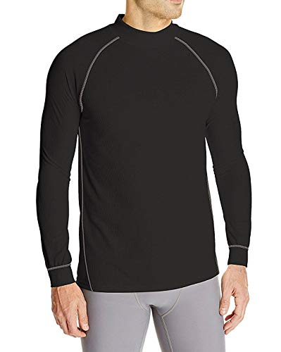 Baselayer long sleeve shirt idéal pour le travail en extérieur et le sport en hiver noir S
