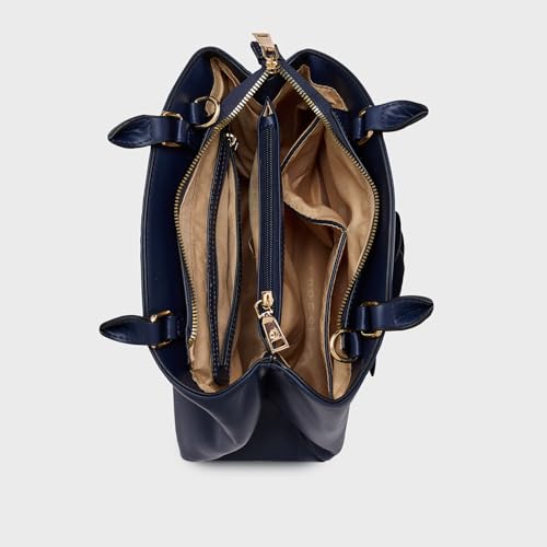 Image of Caprese Bloom Satchel Small Bag for Women with Adjustable & Detachable Strap|Versatile Shoulder, Crossbody & Handheld Bag for Work, Travel, and Everyday Use, Spacious with Multiple Compartments