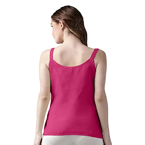 Image of Cotton Short Camisole Non-Stretchable Slip for Women | Short Kurti Slip | Short Camisole | Half-Length Lining | Waist Length Inner | Sameez | Samij(Half Slip)