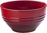 Le Creuset Stoneware 6-Inch Cereal Bowl, Cerise (Cherry Red)
