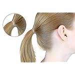 Hair Elastics - STRONG - REUSEABLE - clear Premium Polybands Pack of 70 for Ponytail by ElasticU - Image 2