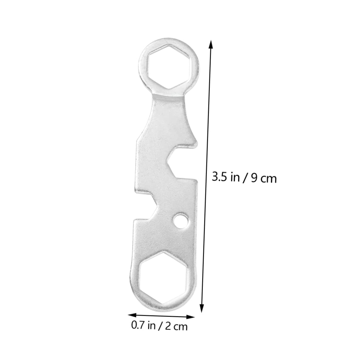 OHPHCALL 4pcs Multifunctional Skateboard Wrench Tool Portable Spanner for Skateboard Repairs Design for Axle Nuts and Truck Fastening for Skate Park Adjustments