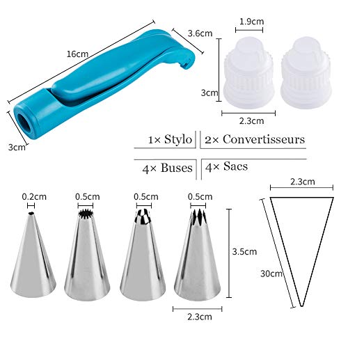 Yakamoz - Deco Icing penna per decorazione torte