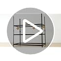 REIBII 48" W Garage Shelving Heavy Duty 2550 LBS Storage Shelves 4 Tier Heavy Duty Shelving, Adjustable Metal Shelves, Industrial Shelf for Garage, Warehouse, Pantry, 48" W x 60" H x 24" D