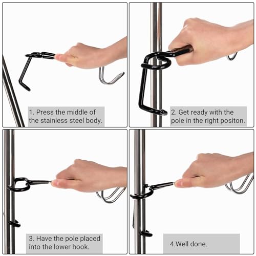 Tlence 4 Pack Camping Lantern Hooks