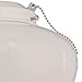 Westinghouse 7785300 LED Schoolhouse Indoor/Outdoor Ceiling Fan Light Kit, White Finish with White Opal Glass