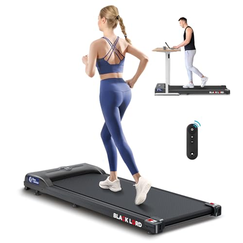 BLACK LORD Untertisch-Laufband, tragbares 2-in-1-Klapplaufband,...