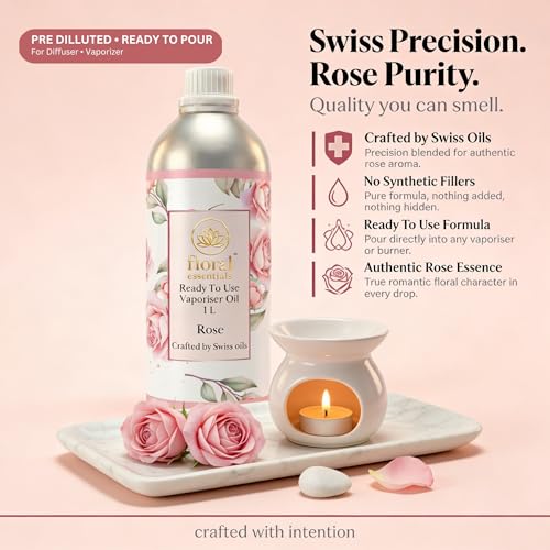 Image of Rose Vaporiser Oil 1L | Ready to Use Aroma Oil