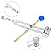 OM 136.1Hz Solfeggio Tuning Fork with Silicone Hammer Bag for Sound, Musical Instrument, Vibration, Heart Chakra Yoga