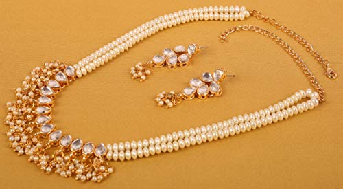 Image of Touchstone Indian Colorful Delicate Desire Traditional Exclusive Designer Jewellery Pendant Sets for Women