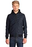  Kaporal - Veste avec Effet Sweat zippée à Capuche Amovible - Lody - Homme - S - Bleu