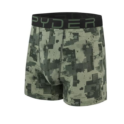Spyder Mens Boxer Briefs Performance Nylon Mesh Sports Underwear2