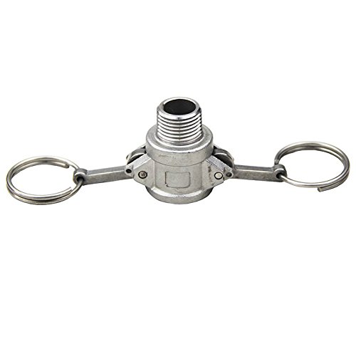 UP100 Camlock QD 1/2 Type Stainless Steel 304 Homebrew Fitting 1/2FPT 1/2MPT 1/2 Barb (Type B 1/2 MPT) by UP100ÃÂ®