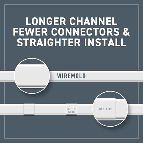 image for Legrand Wiremold C310 Cordmate III 10 Foot 11 Piece Cord Cover Kit, Or