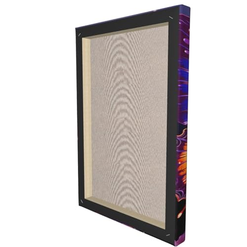 Impression sur toile papillon violet pour habiller un mur vide sans percer