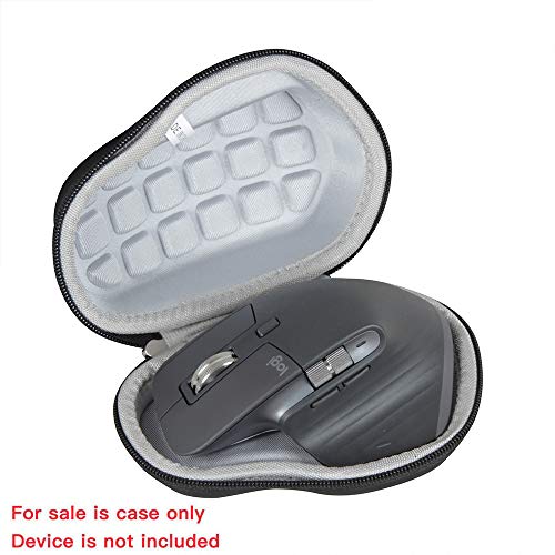 Hermitshell Hard Travel Black Case for Logitech MX Master 3 / MX Master 3S -|0 Upgrade Version No Shake