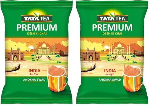 Image of Tata Tea Premium 500g, Desh Ki Chai, Unique Blend Crafted For Chai Lovers Across India, Black Tea, Loose Leaves (Pack of 2)
