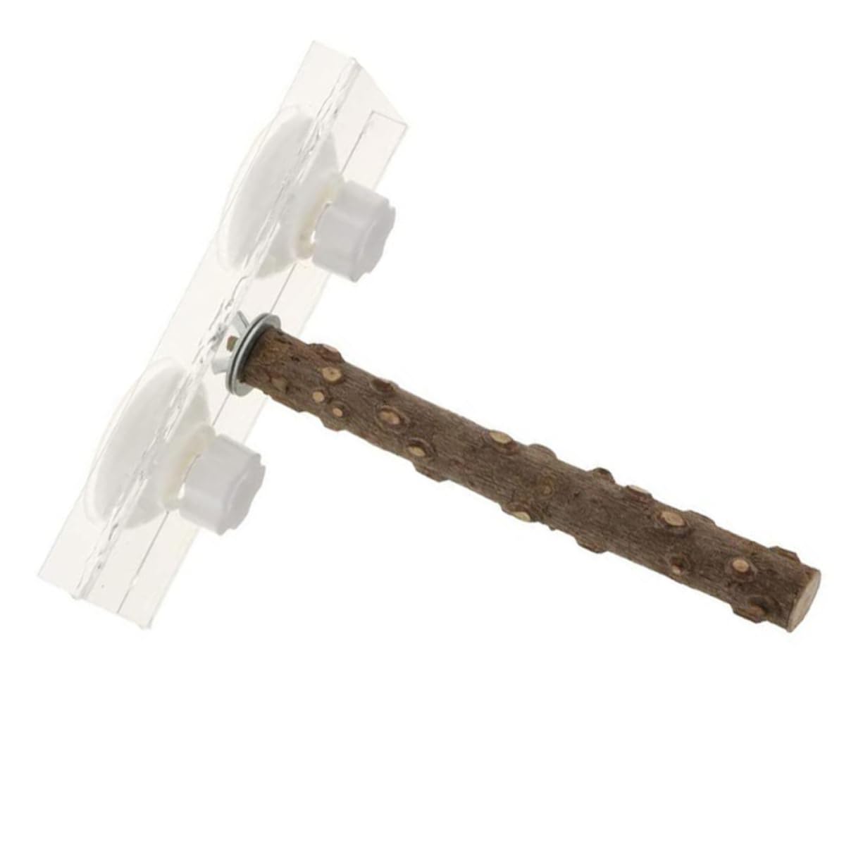 SUPVOX Parrot Spinner Toy Suction Cup Bird Stand Parrot Toy for Large Birds Portable