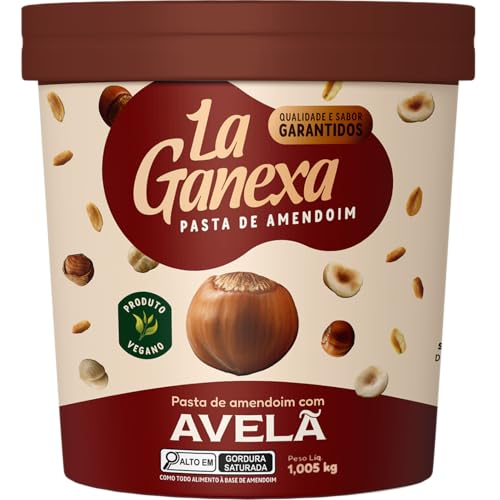 LA GANEXA Pasta De Amendoim Sabor Avelã 1 005Kg