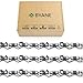 Byane 3-Pack Chainsaw Chain for 14 Inch Bar, 52 Links, .050" (1.3 mm) Gauge, 3/8" LP, Low-Kickback Chains Compatible with Husqvarna X-Cut S93G, Hyundai, Makita, Einhell and More