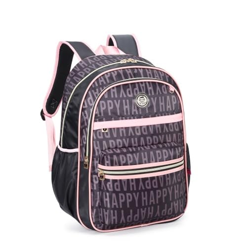 Mochila Escolar De Costas Juvenil Feminina Love Kika KK24M18 (Rosê)