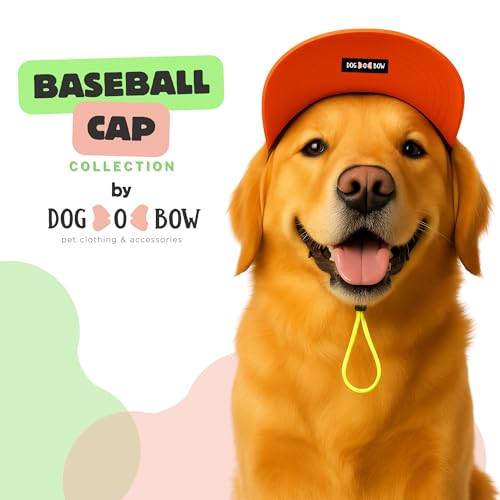Image of Dog-O-Bow Baseball Cap for Dogs | Soft, Lightweight Cap (Small)