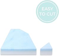 Vista 5 de Pet Bed Foam Insert/Dog Bed Pad (3"x22"x33") Gel Memory Foam Insert, Made in USA. Cut to Size Option Available. Custom Memory Foam Insert for Dog