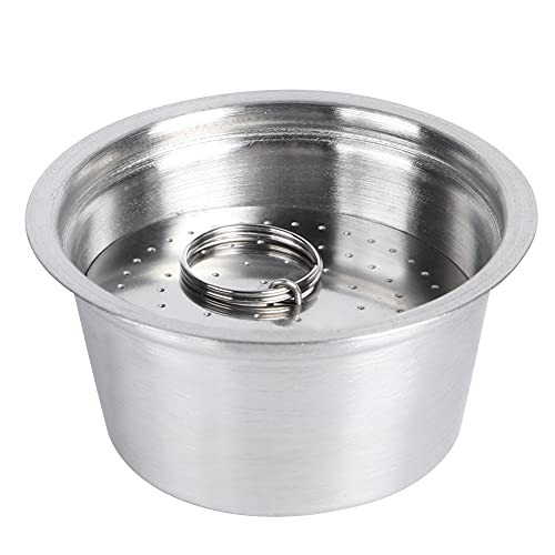 Capsule de café en acier inoxydable réutilisable verte pour machine à expresso - 8
