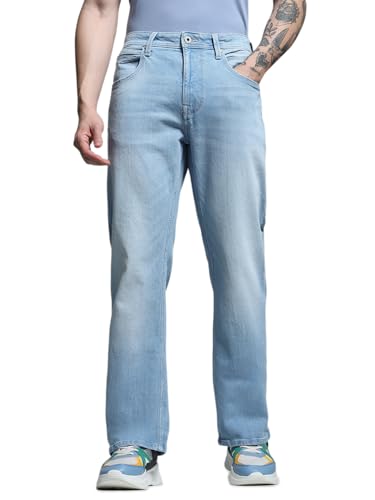 Image of Jack & Jones Men's Loose Fit Jeans | High Rise | Jeans for Men