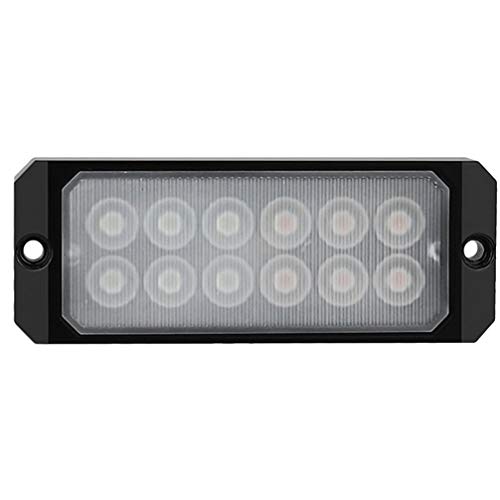 VORCOOL ストロボライト 車 12v-24v 12LED 36W 緊急点滅警告 LEDライト トラック 信号灯 警告灯 レッド