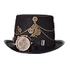 COSDREAMER Vrouwen Mannen Steampunk Top Hoeden Goggle Gears Hoed